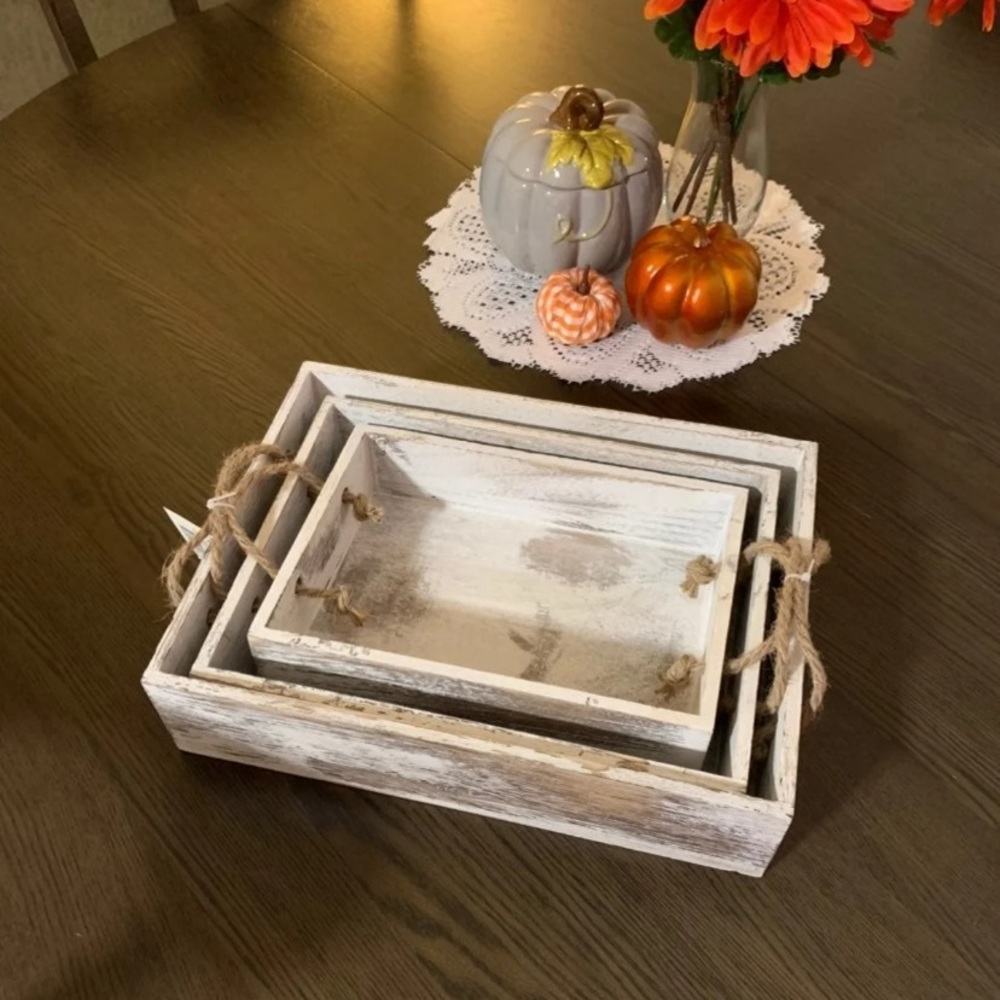 White Wash Trays ✨